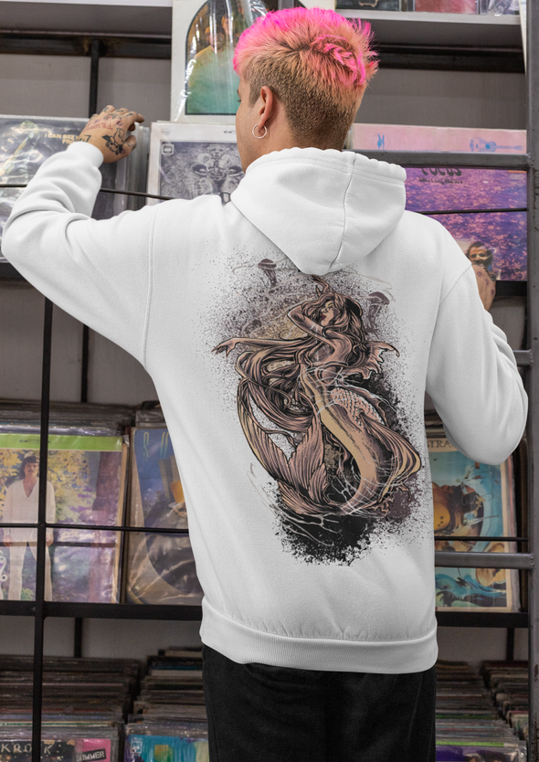 Unisex Mermaid Printed Hoodie