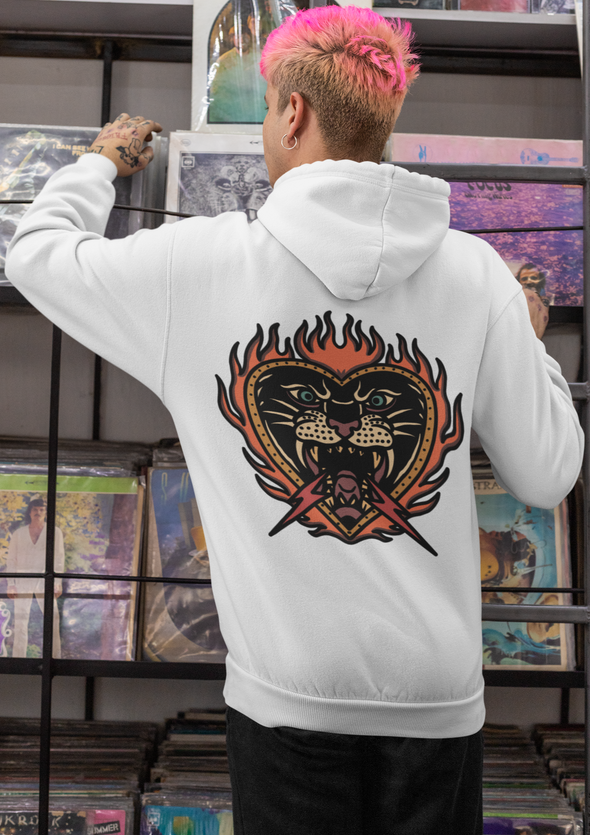 Burning Panther Unisex Hoodie