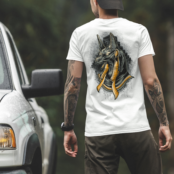 Unisex T-shirt With Anubis Print