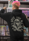 Unisex Skull Bandana Printed Hoodie