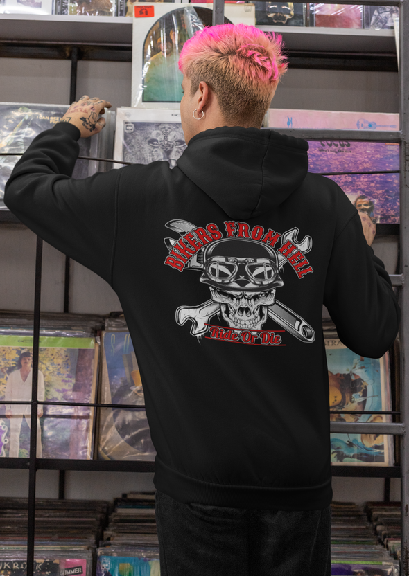 Bikers from Hell Printed Hoodie