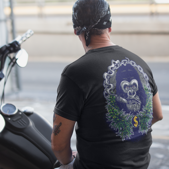 White Gorilla Printed Unisex T-shirt