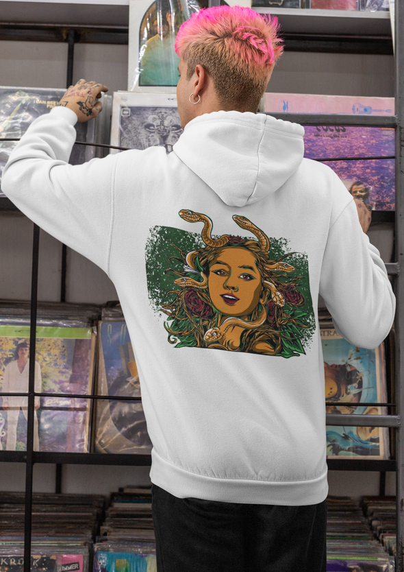 Unisex Medusa Printed Hoodie