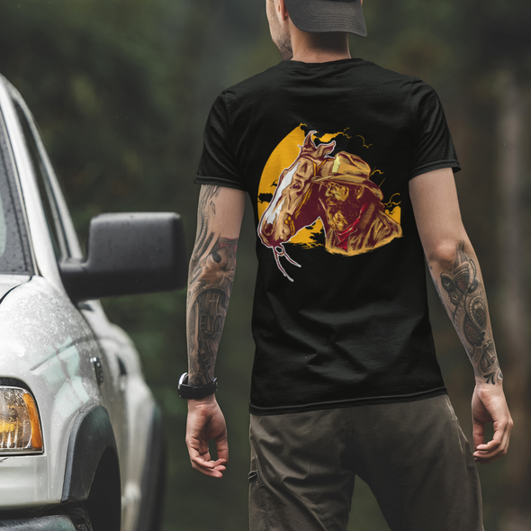 Unisex T-shirt With Horse Print