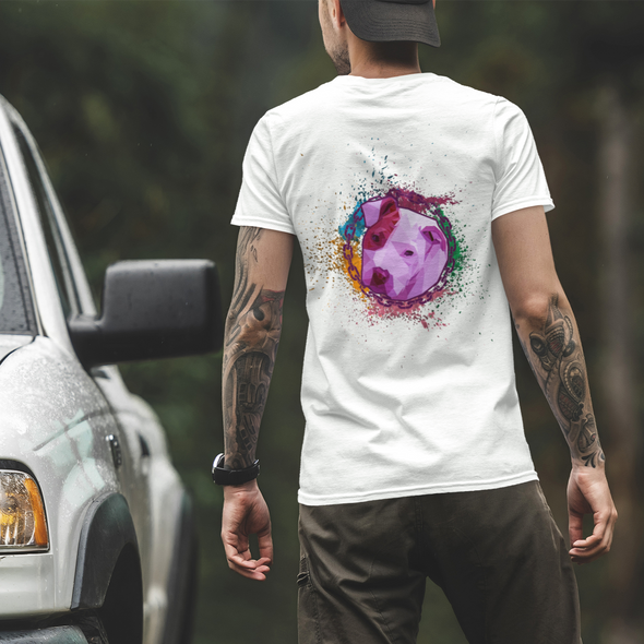 Unisex T-shirt With Pitbull Print