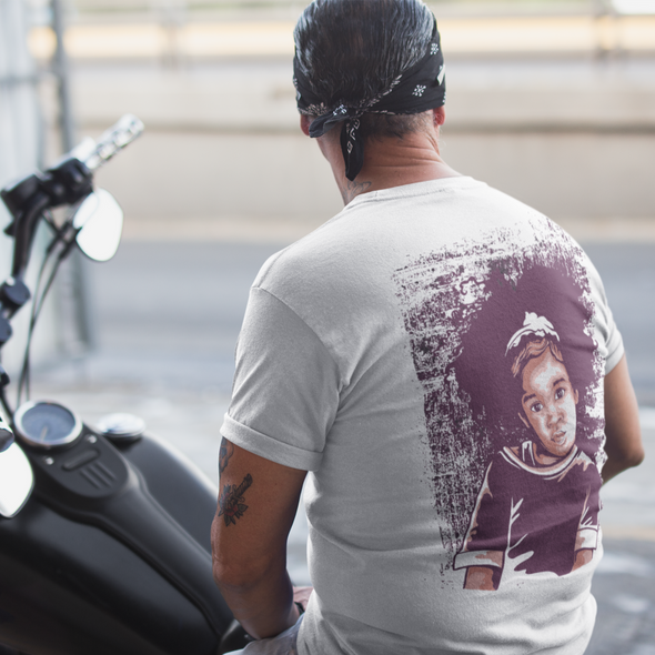 Unisex T-shirt With Frizzy Hair