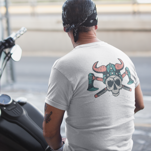 Black & White T-Shirt With Asgaard Print
