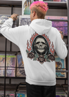 Unisex Burning Grim Printed Hoodie
