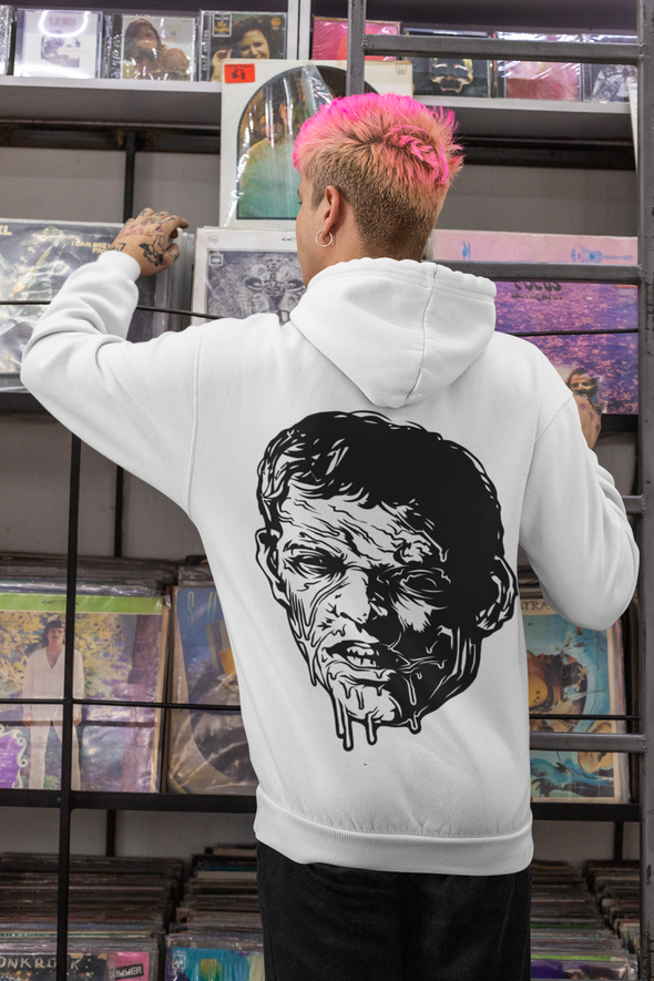 Unisex Zombie Heads Printed Hoodie