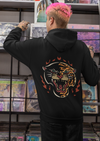 Unisex Hoodie With Panther And Tiger Print