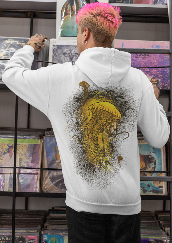 Unisex Jellyfish Printed Hoodie