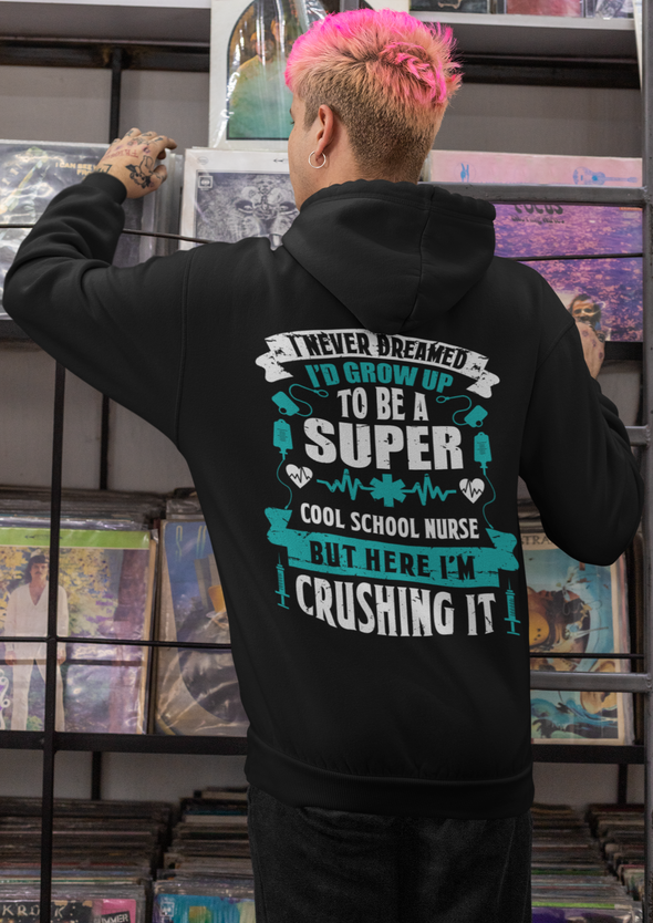 Nurse Typographic Unisex Printed Hoodie
