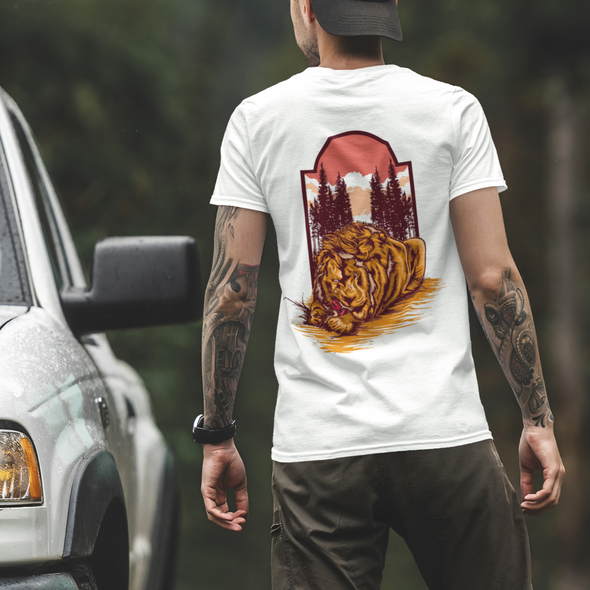 Unisex T-shirt With Lion Print