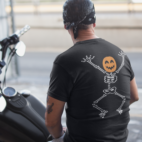 Unisex T-shirt With Funny Halloween Skeleton