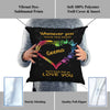 Personalized "Whenever You Touch This Heart Pillow For Nana/Grandma/Mom