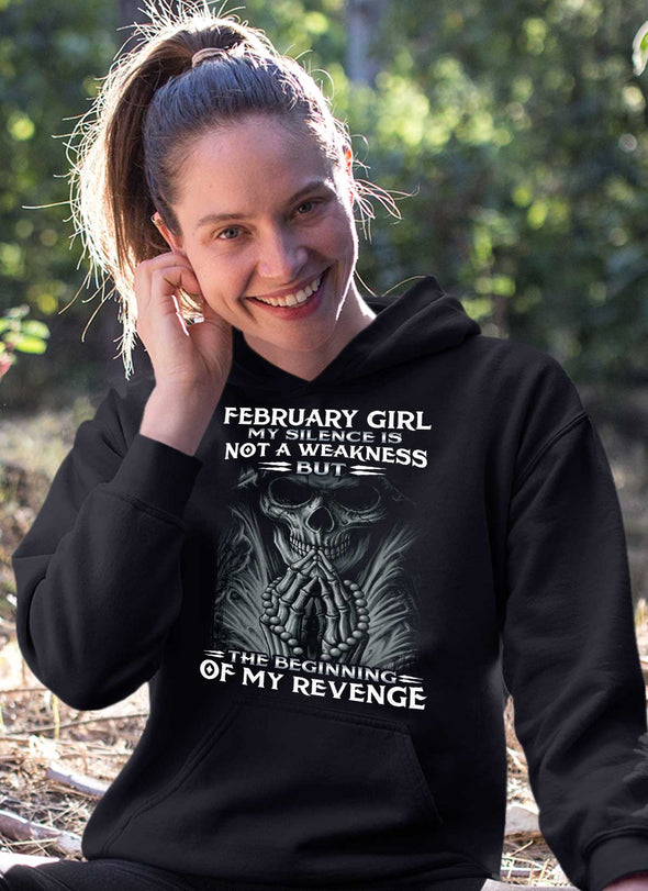 Limited Edition **february Girl My Silence Is Not My Weakness** Shirts & Hoodies