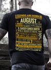 New Edition **Legends Are Born In August** Shirts & Hoodies