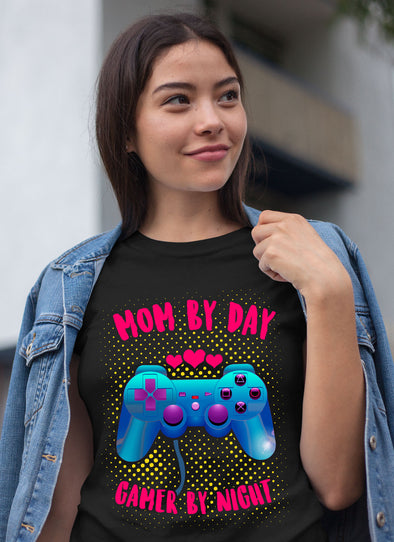 Mother's Day Special **Mom By Day Gamer By Night** Shirts & Hoodies