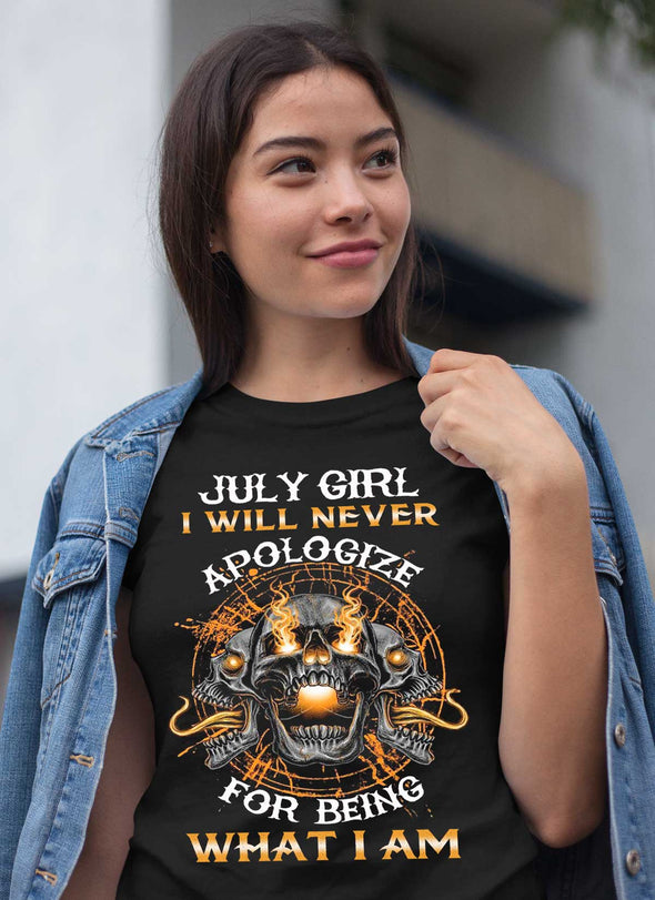 New Edition**July Girl Will Never Apologize** Shirts & Hoodies