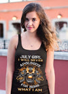 New Edition**July Girl Will Never Apologize** Shirts & Hoodies
