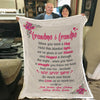 We Hugged this personalized blanket for Grandma/Grandpa/Mamma/Papa/Auntie