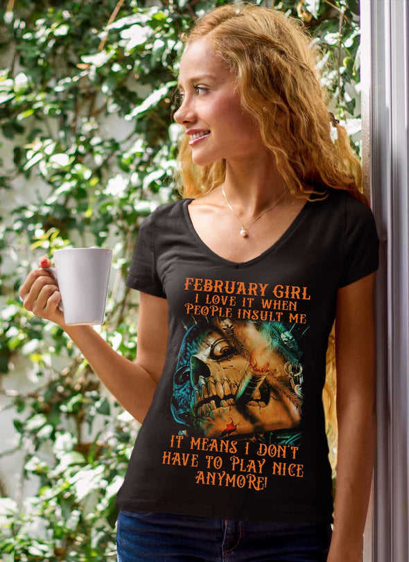 Limited Edition** February Girl Don't Have To Play Anymore** Shirts & Hoodies