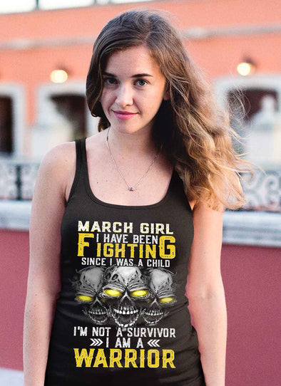New Edition **March Girl Is A Warrior** Shirts & Hoodies