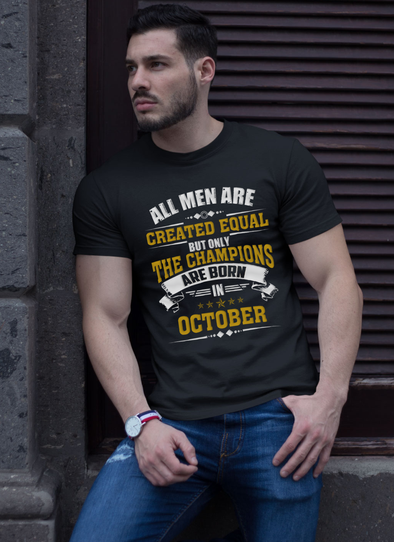 Limited Edition **Champions Are Born In October** Shirts & Hoodies