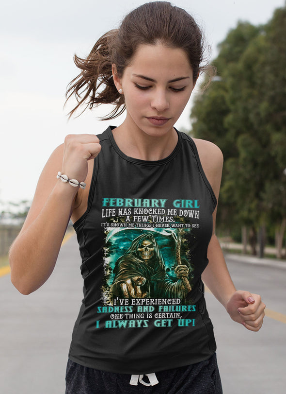 Limited Edition **February Girl I Always Get Up** Shirts & Hoodies