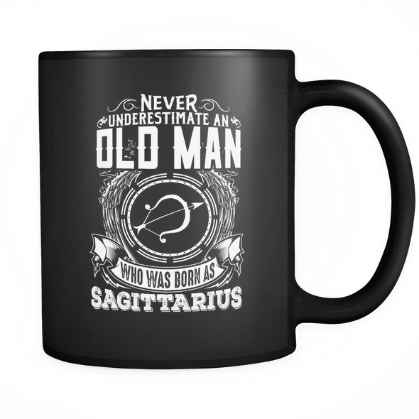 Sagittarius Never Underestimate An Old Man Mug
