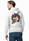 Snake And Skull Print Hoodie