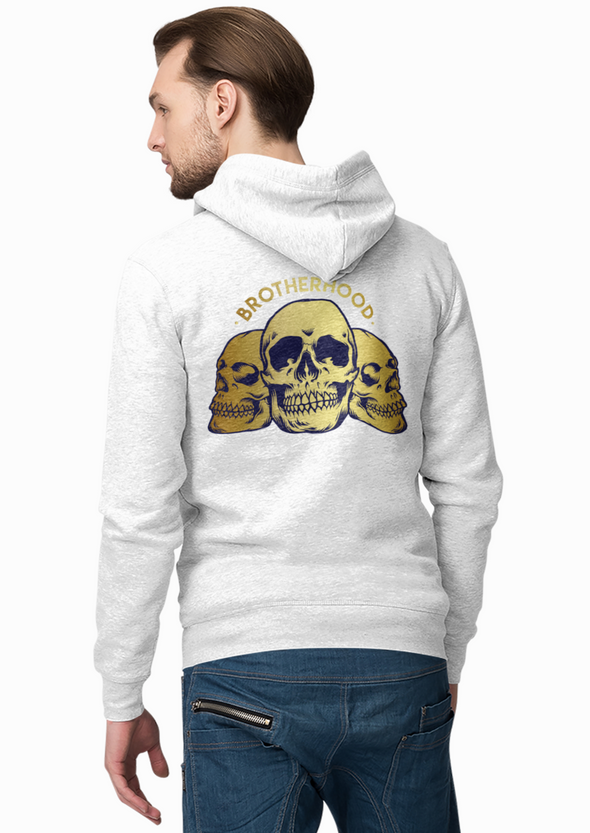 Brotherhood Gold Skull Unisex Hoodie