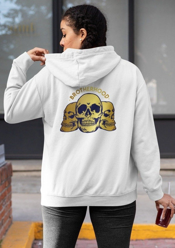 Brotherhood Gold Skull Unisex Hoodie