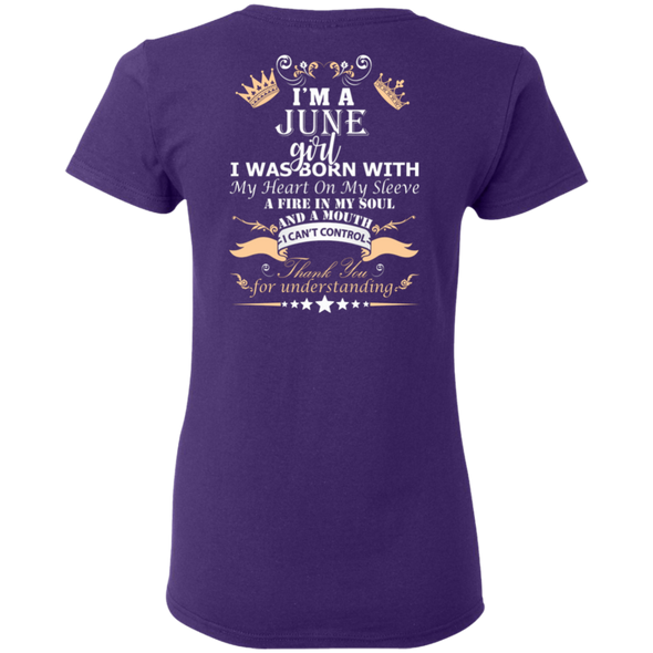 Save $10 Today (Offer Ends Soon) - June Born Girl Back Printed***Limited Edition*** Shirts