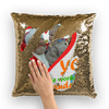 World Best Grandad Sequin Pillow Cushion Cover