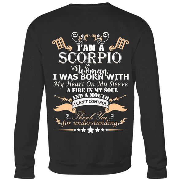 Limited Edition ***I Am A Scorpio Women Back Print*** Hoodies & Shirts