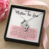 Mother In Law Necklace With Message Card, Mother Day Necklace, Ideas For Her, Double Heart Necklace, Birthday Gift, Mother in Law Gifts For Christmas