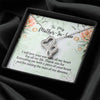 Mother In Law Necklace With Message Card, I Will Love Your Son With All My Heart, Mother in Law Jewelry, Mother Day Necklace, Double Heart Necklace