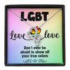 Love is Love Jewelry, Necklace For LGBT Couples, Double Heart Necklace, Love Equality Jewelry, Pride Month Gift, Congratulations Gift