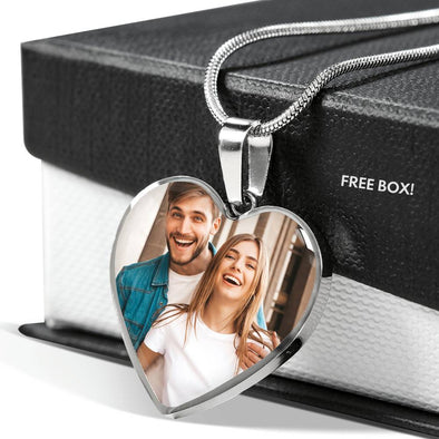 To my wife Photo Necklace