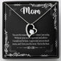 Mom You are The Best, Forever Love Necklace, Gift Ideas for Mom, Gift for Mother's Day, Christmas, Birthday, Silver/Gold Jewelry