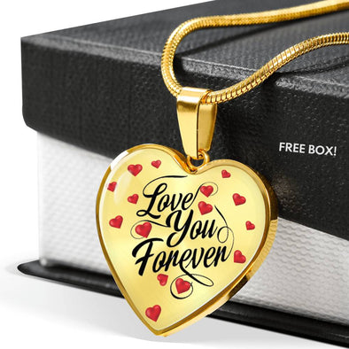 Love You Forever Necklace With "Custom Engraving"