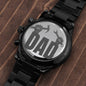 Dad Engraved Chronograph watch