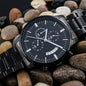 Engraved Tools Design Black Chronograph Watch