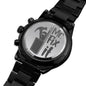 Mr. Fix It Engraved Design Black Chronograph Watch