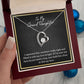 MY GRANDDAUGHTER, FOREVER LOVE NECKLACE WITH MESSAGE CARD FOR GRANDDAUGHTER, BIRTHDAY GIFT FOR HER, FROM GRANDMA/GRANDPA