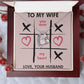 Forever Love Necklace, You Won My Heart, Wife Necklace With Message Card, Birthday Gift For Her