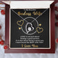 Forever Love Necklace, Badass Wife, Necklace With Message Card, Birthday Gift For Her