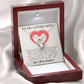Forever Love Necklace, My Loving Wife, Necklace With Message Card, Birthday Gift For Her