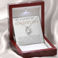 HAPPY MOTHERS DAY, FOREVER LOVE NECKLACE FOR MOM, NECKLACE WITH MESSAGE CARD, BIRTHDAY, MOTHER'S DAY GIFT FOR HER